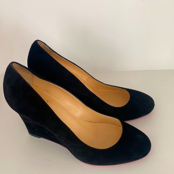 Christian Louboutin Suede Wedges🌹💋 - Picture 4 of 9
